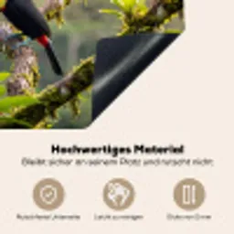 Toekan - Jungle - Natuur - Kleurrijk Inductie beschemer met haakjes klein -ky-onderkant-de