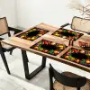 Groente - Graffiti - Kleurrijk - Koken - Abstract Placemat vinyl groot -zzsfeer4_Kitchenyeah-website