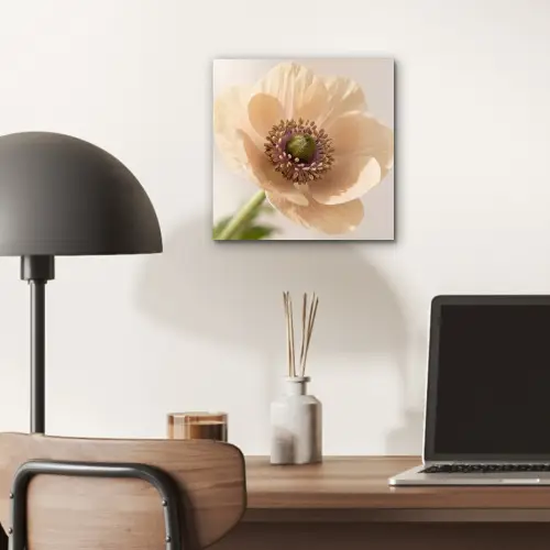 Bloem - Minimalistisch - Groen aluminium wit klein -sfeer5