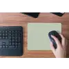 Kleur - Mintgroen - Interieur muismat rubber klein 262 -toetsenbord