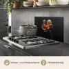 Orchidee - Doorzichtig - Bloem keuken achterwand spatscherm klein -usp_DE