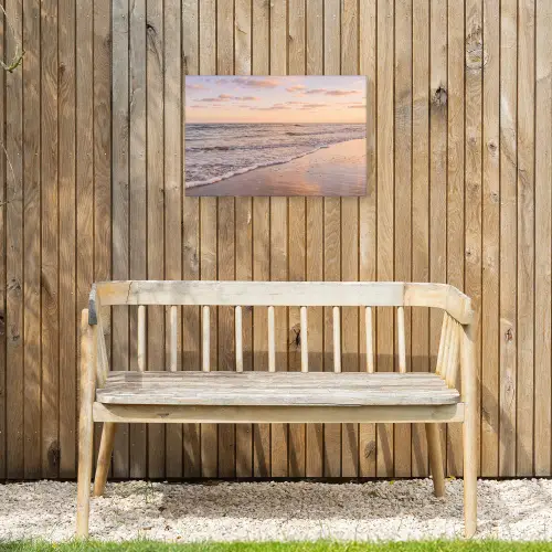Strand - Branding - Wolken Tuinposter op houten frame 2 cm dik klein -sfeer4