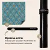Symmetrisch - Patroon - Blauw Inductie beschermer vinyl 3mm middel 274 -zzzzzzz-induclip_IT