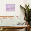 Quotes - Geniet meer niet - Tekst - Genieten tuinposter los doek klein -sfeer7