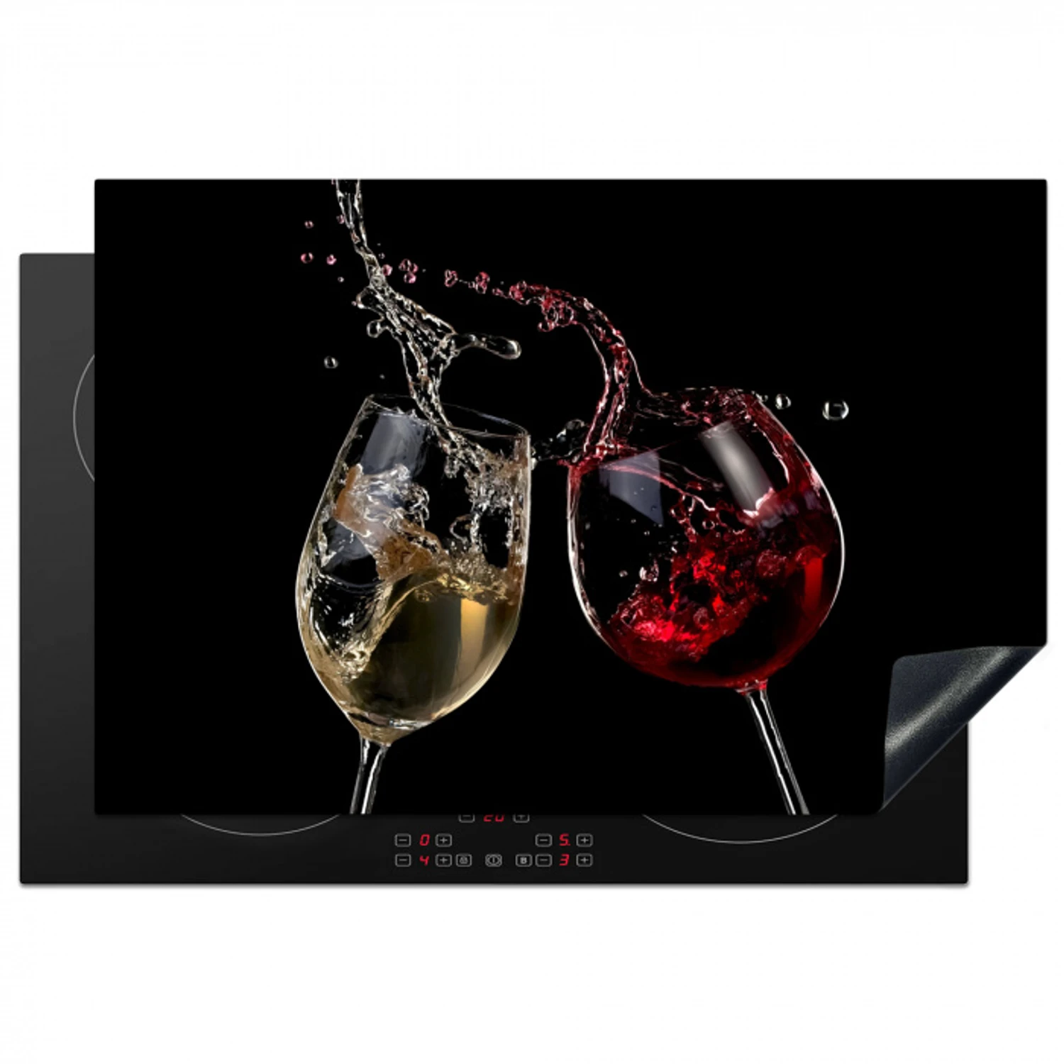 Dynamische Wijnsymfonie Inductie beschermer vinyl 3mm klein -3d