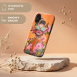 Vlinders - Vrouw - Zonnebril - Kleurrijk Toughcase MagSafe Apple iPhone 17 klein -USP_RandenV_DE