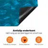 Vogels - Blauw -  Levendig Inductie beschermer vinyl 3mm klein 276 -zzzzzzz-td-onderkant