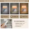 Zonsonderang - Zee - Pad - Gras - Duin - Vogels Light Box met kabel (Tafellamp) klein -USP_lichtkleurNL