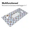 Ornament - Tegel - Kleurrijk Muismat XXL klein 681 -sfeer4