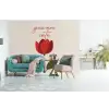 Roos - Rood - Bloem - Valentijn fotobehang vinyl groot -bank