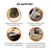 Goud - Disco - Glitter - Peer Inductie beschermer vinyl 3mm klein -zzzzzzz-td-werking
