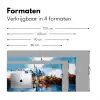 Bomen Frankfurt- Stad - Skyline - Brug Muismat XXL klein -sfeer5