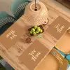 Yee haw - Bruin - Minimalistisch Placemat vinyl groot -zzsfeer5_Kitchenyeah-website