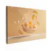 Peach - Eten - Taart - Oranje Tuinposter op houten frame 2 cm dik klein -3d