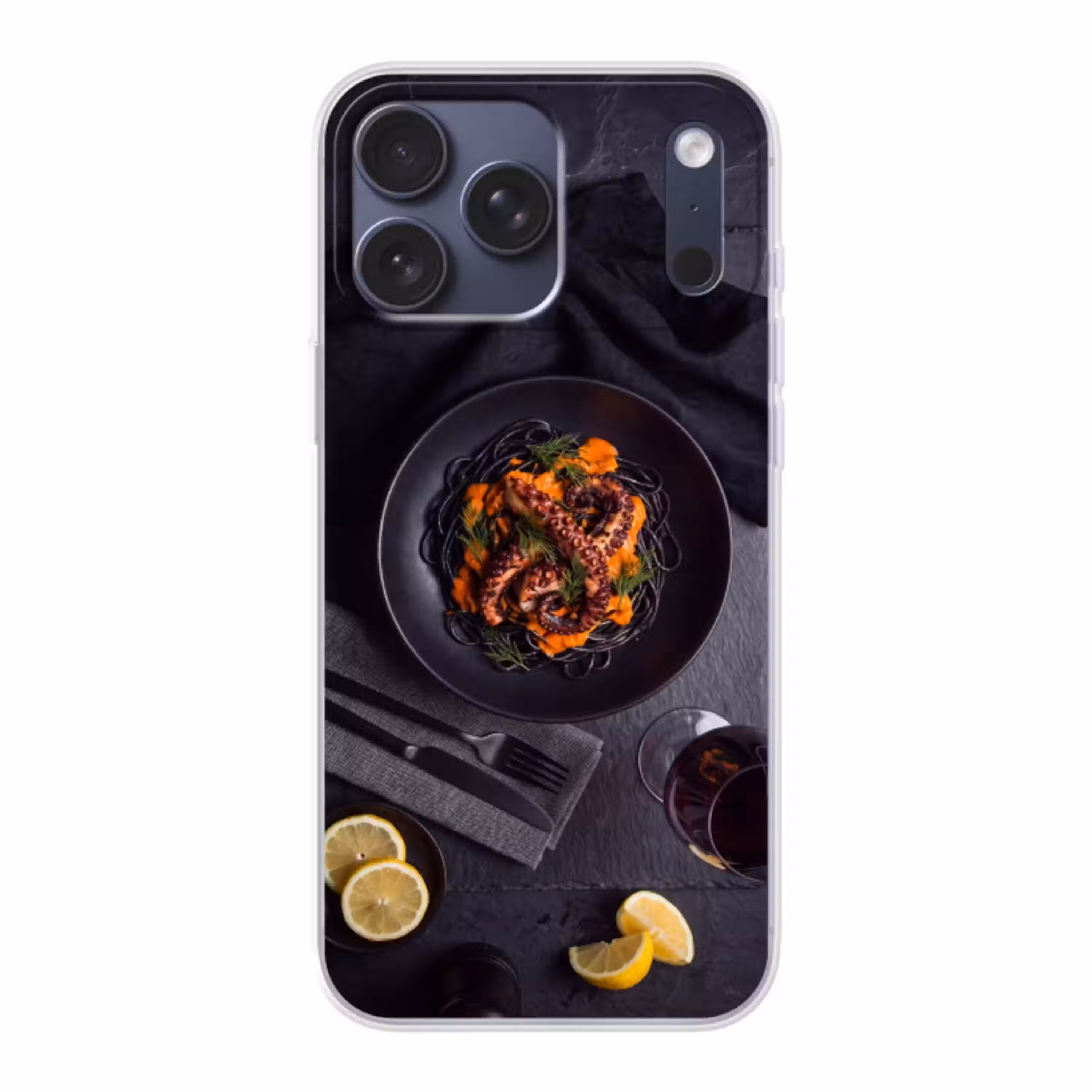 Eten - Octopus - Modern Telefoonhoesje iPhone 17 Pro Max klein -3d