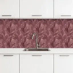 Bladeren - Patroon - Paars keuken achterwand 2 middel 871 -3d