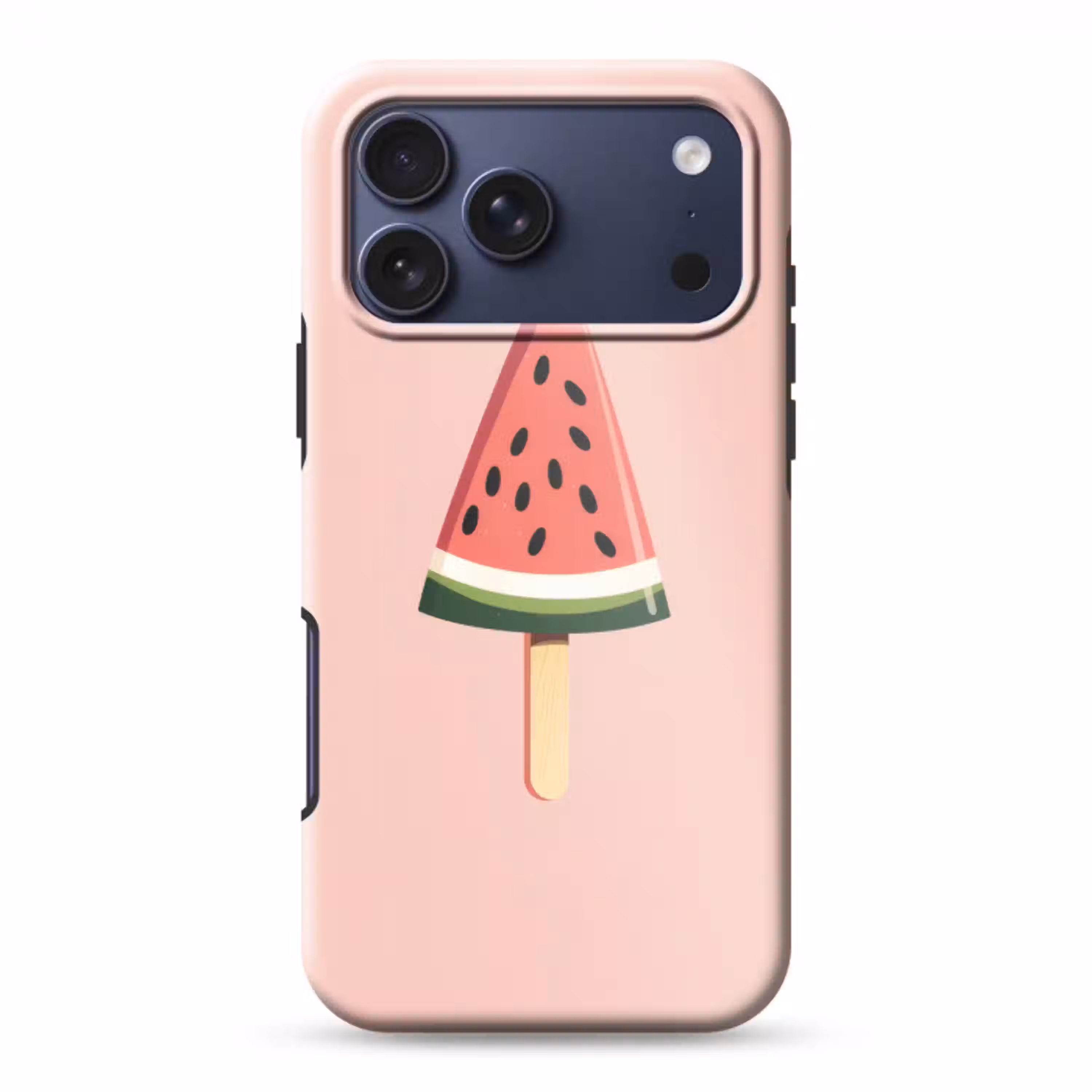 Watermeloen - Ijsje - Pitjes - Rood Toughcase MagSafe Apple iPhone 17 Pro Max klein -3d