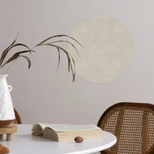 Steen - Beton - Patronen Wandcirkel behangsticker klein 186 -sfeer3