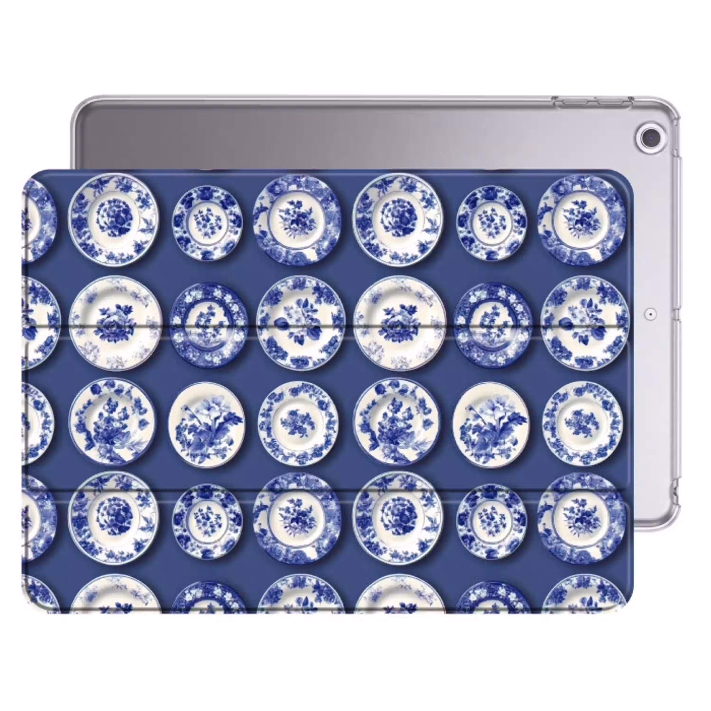 Borden - Floraal - Blauw Apple iPad 2017 middel 1172 -threedimensional_3d_global
