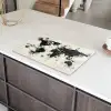 Wereldkaart - Zwart - Inkt Inductie beschermer vinyl 3mm klein -sfeer8