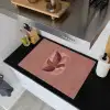 Illustratie - Vogels - Abstract - Roze Inductie beschemer met haakjes klein -sfeer1