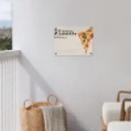 Pizza - Kaas - Pepperoni tuinposter los doek klein -sfeer8