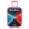 Raceauto - Verlichting - Neon - Rood Kinderkoffer - Roze klein -zz3dotto