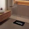 Quote - Keep on pooping - Zwart - Spreuken Badmat klein -sfeer2