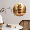 Dessert - Chocolade - Zoet - Eten Wandcirkel kunststof plaat 5mm dik klein -sfeer4