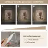 Meisje met de parel - Johannes Vermeer - Sepia Light Box met kabel (Wandlamp) klein -USP_dimbaarNL