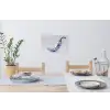 Chilipeper - Keramiek - Blauw Muursticker klein -eettafel
