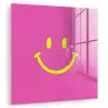 Smiley - Vrolijk - Roze plexiglas 5mm klein -zzzproduct_nieuw