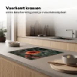 Dahlia - Bloem - Natuur - Sfeervol Inductie beschermer vinyl 3mm middel -sfeer1