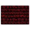 Verweven - Harten - Zwart - Rood Placemat vinyl groot 368 -zzsfeer1_Kitchenyeah-website