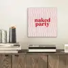 Tekst - Modern - Strepen aluminium wit klein -sfeer1