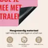 Roze - Zon - Quote Inductie beschemer met haakjes middel -ky-onderkant-nl