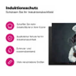 Hond - Garde - Kok Inductie beschermer vinyl 3mm klein -zzzzzzz-lf-ups
