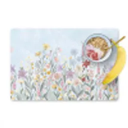 Weidebloemen - Illustratie - Kleurrijk Placemat vinyl groot -zzzproduct_Kitchenyeah-website