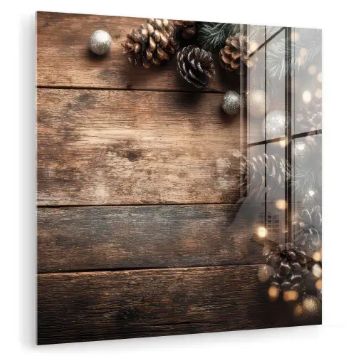 Kersthoekdecoratie - Dennenappels - Lichtjes plexiglas 5mm klein -zzzproduct_nieuw