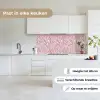 Kronkelende lijn - Magenta - Crème keuken achterwand 2 middel 871 -sfeer4_NL