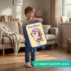 Kawai - Pinguin - Rolschaatsen Kinderkoffer - Blauw klein -sfeer2_NL