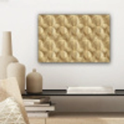 Patroon - Waaier -  Goud canvas 2cm klein 34 -sfeer6