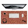 Bloemen - Print - Roze Muismat XXL klein 681 -3d