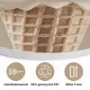 IJs - Softijs - Romig - Hoorntje - Beige Akoestische PET Vilt - Rond klein -closeup_NL