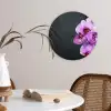 Orchidee - Bloemen - Roze - Flora Wandcirkel kunststof plaat 5mm dik klein -sfeer4