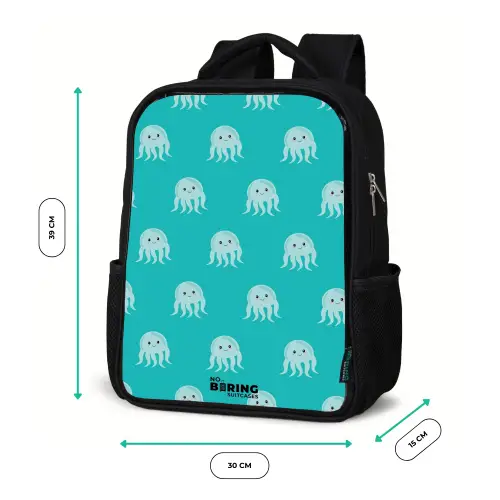 Kekke kwalletjes Rugzak - Zwart middel -productfoto_formaten