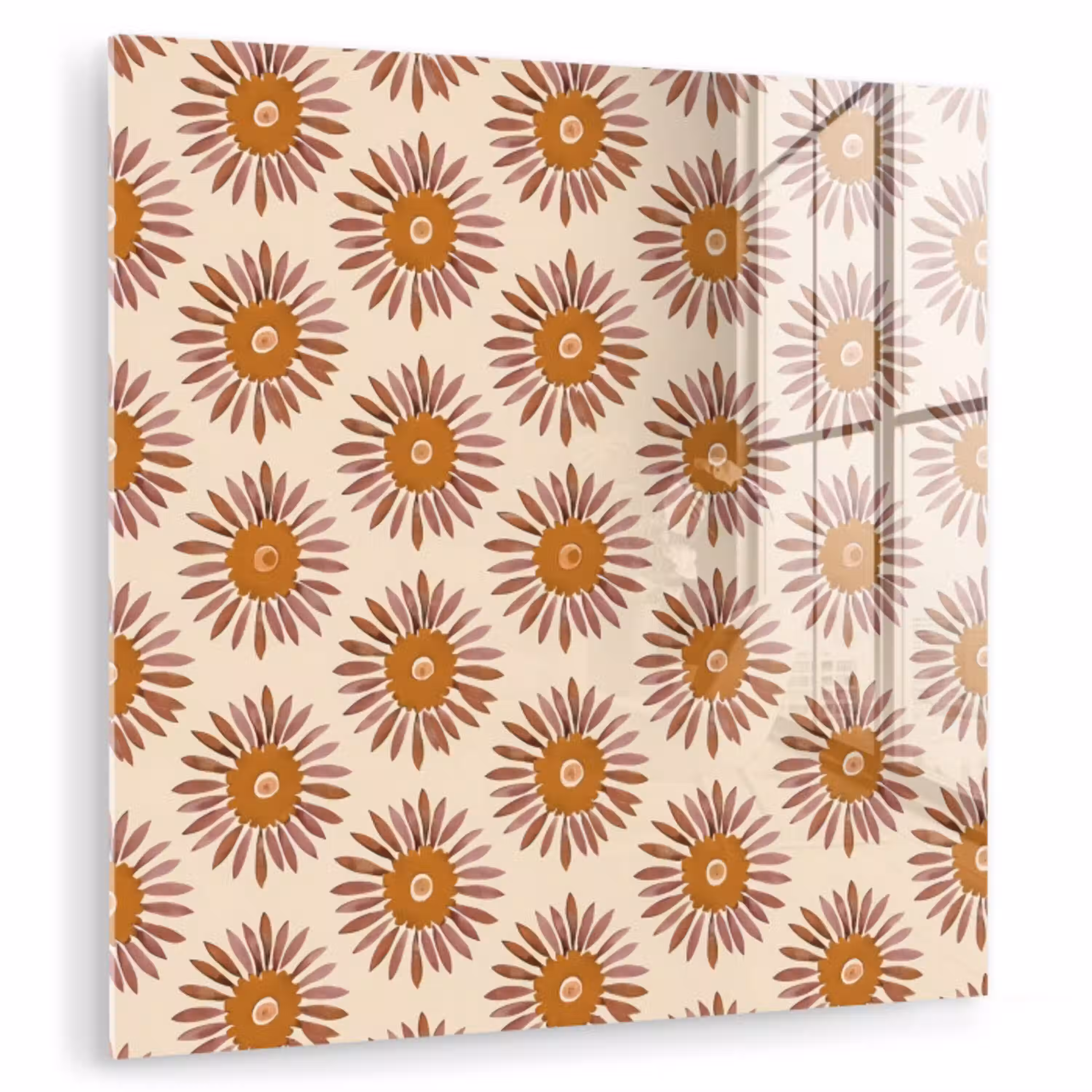 Patroon - Retro - Bruin plexiglas 5mm klein 11 -zzzproduct_nieuw
