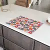 Retro - Disco - Cassettebandjes - Multi Inductie beschermer vinyl 3mm klein 276 -sfeer8