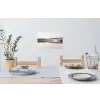 Water - Bomen - Mistlaag Muursticker klein -eettafel