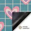 Hartjes - Raster - Patroon - Blauw Deurmat klein 898 -antislip_NL